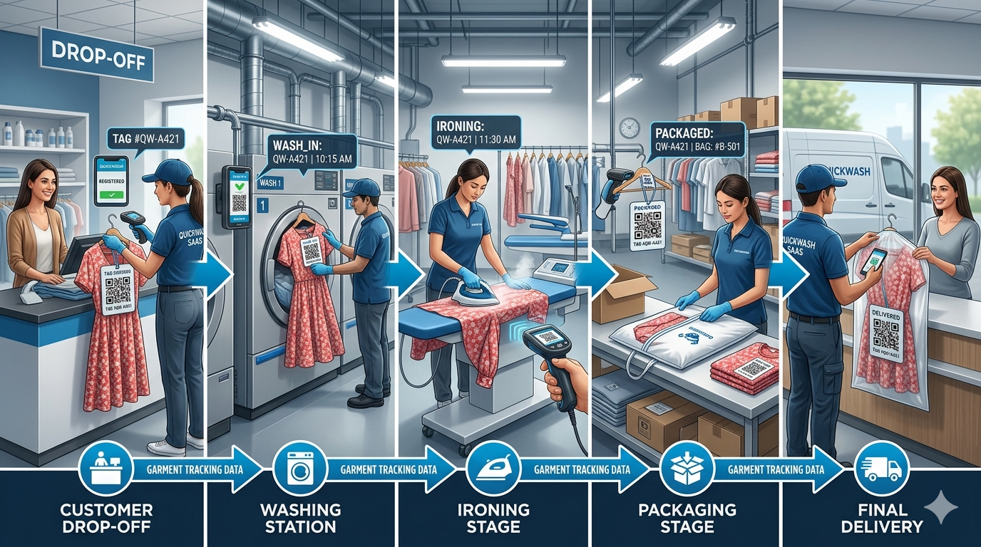 Garment Tracking Flow (Scan Journey)