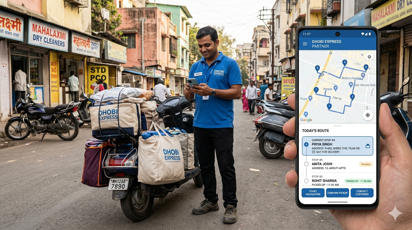 Delivery Mobile App (Route + Customers)