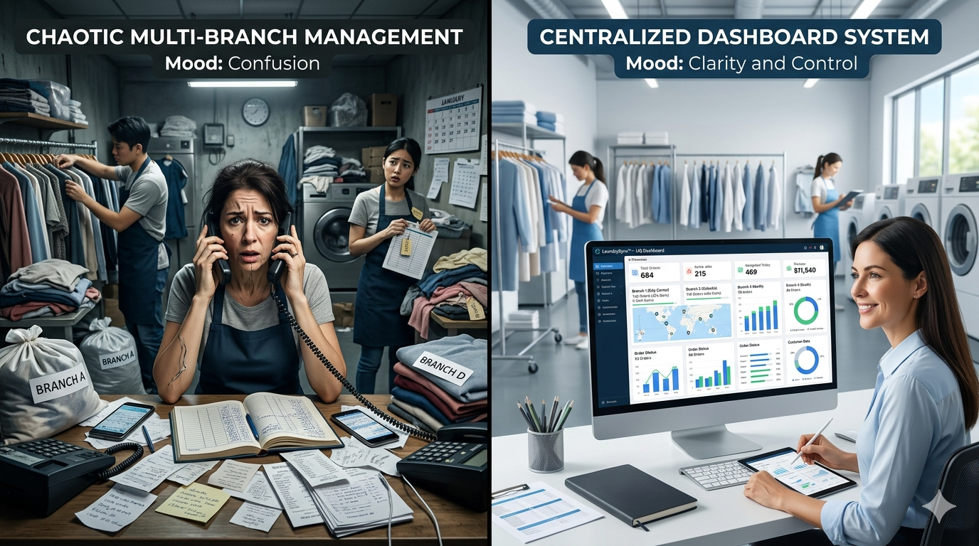 Chaos vs Centralized Dashboard