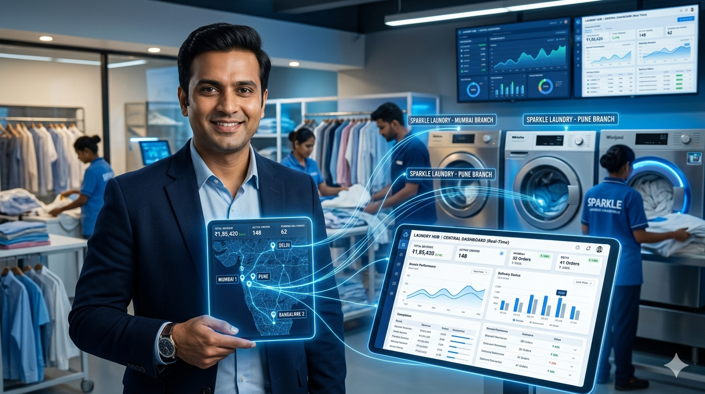 Centralized Dashboard for Multi-Location Laundries: Manage All Branches in Real-Time