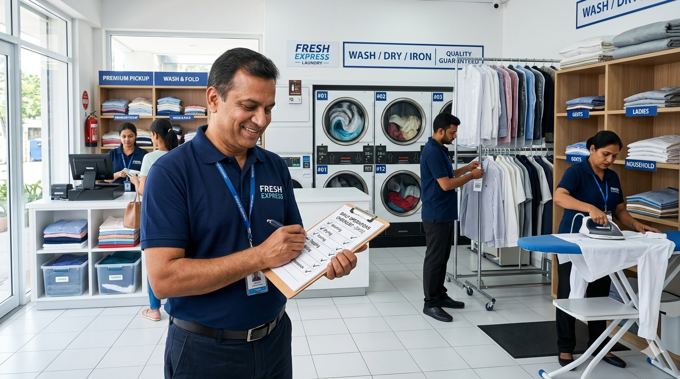 Daily Operations Checklist for Laundry Owners: Run Your Business Smoothly