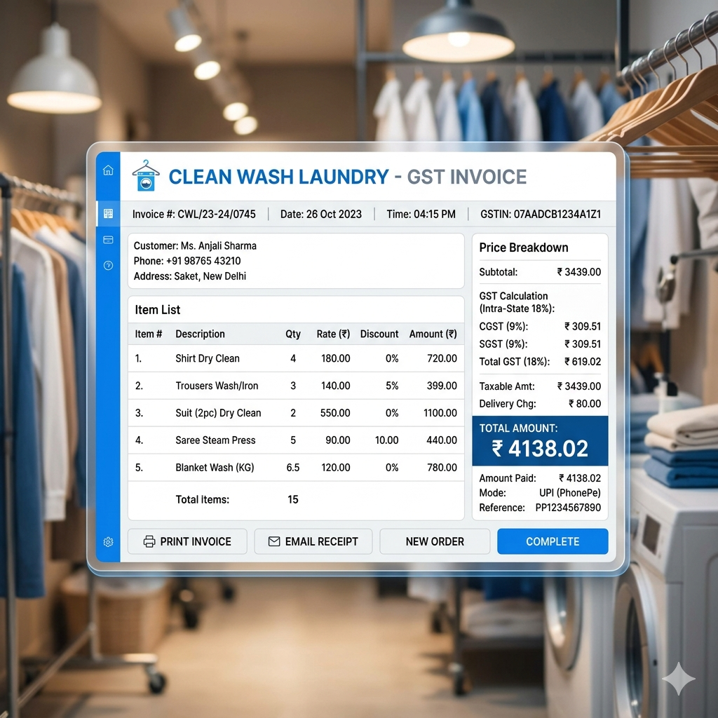 GST Billing Interface