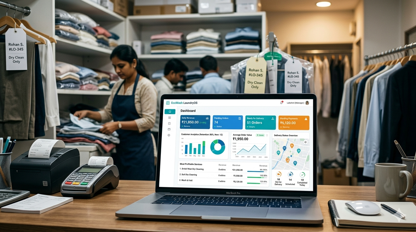 Dashboard Showing Key Business Metrics
