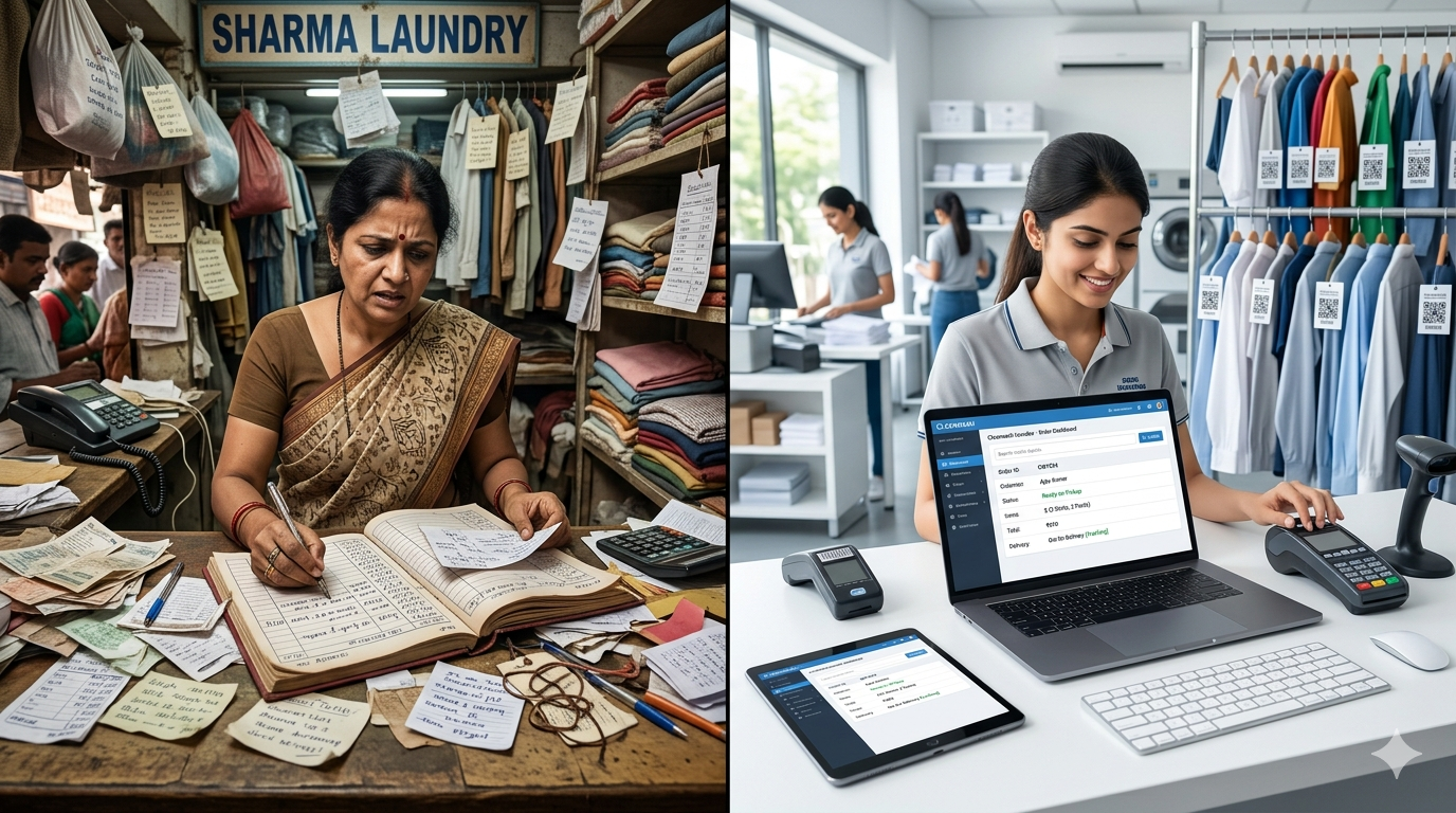 Handwritten Register vs Digital Dashboard