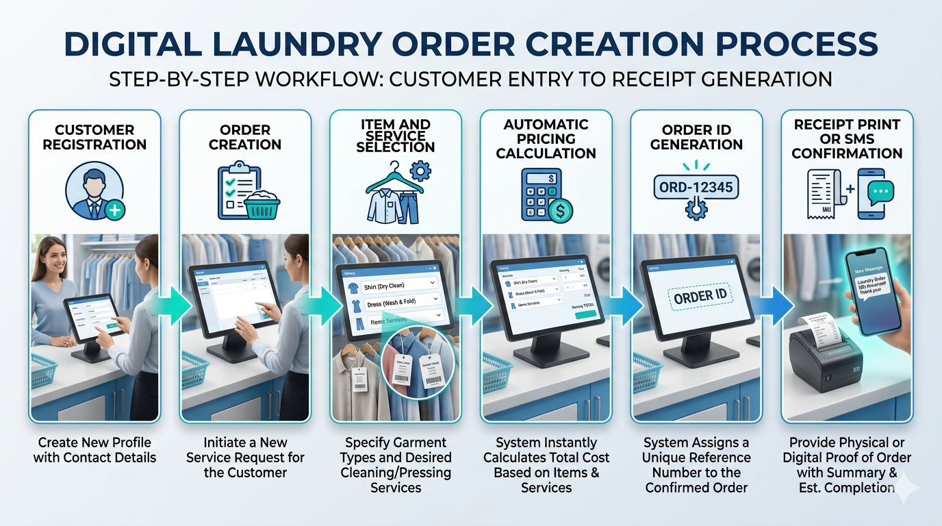 Order Creation Process Flowchart