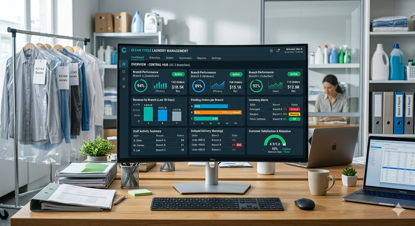Multi-Branch Overview Dashboard