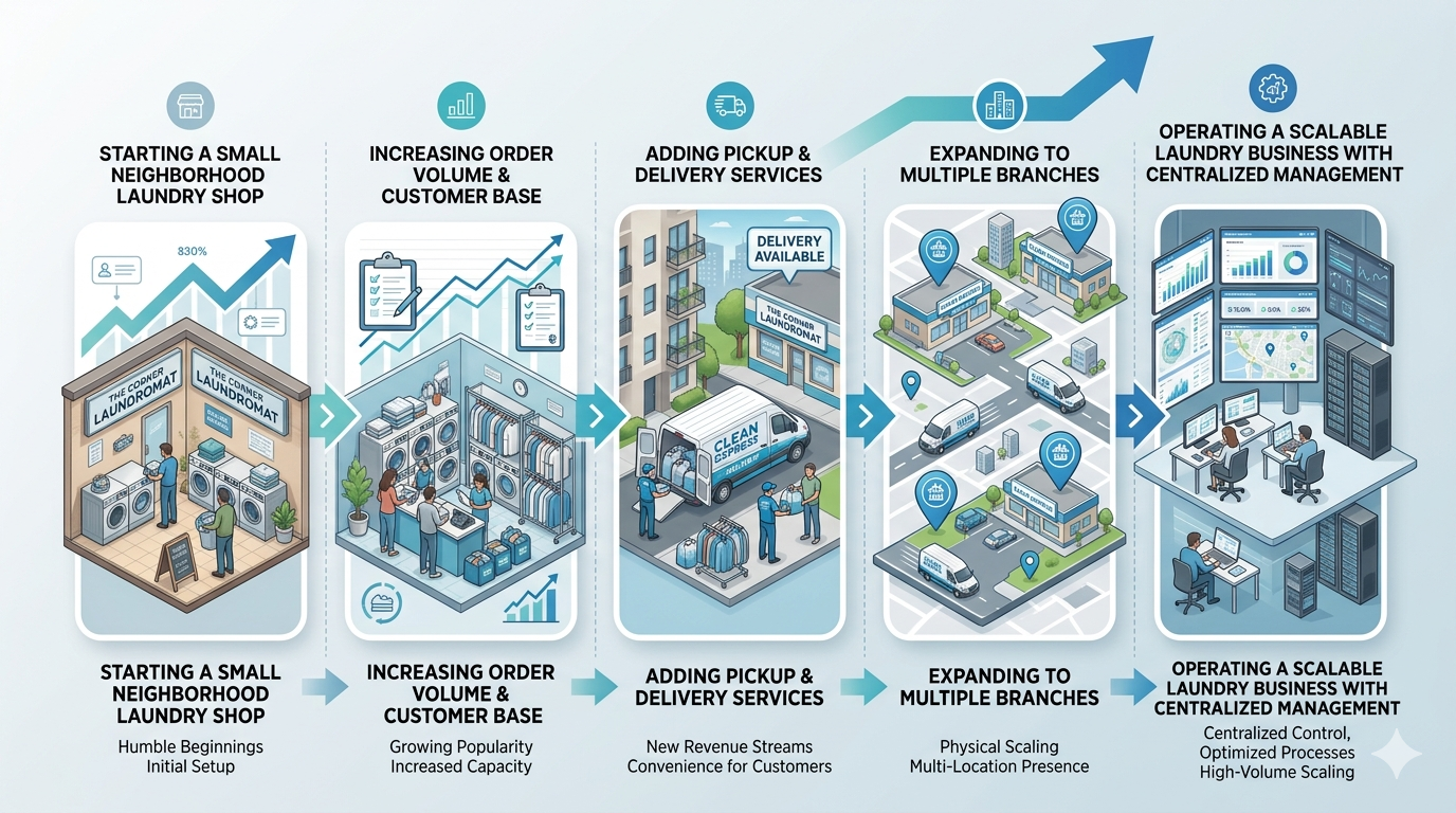 Laundry Business Growth Roadmap