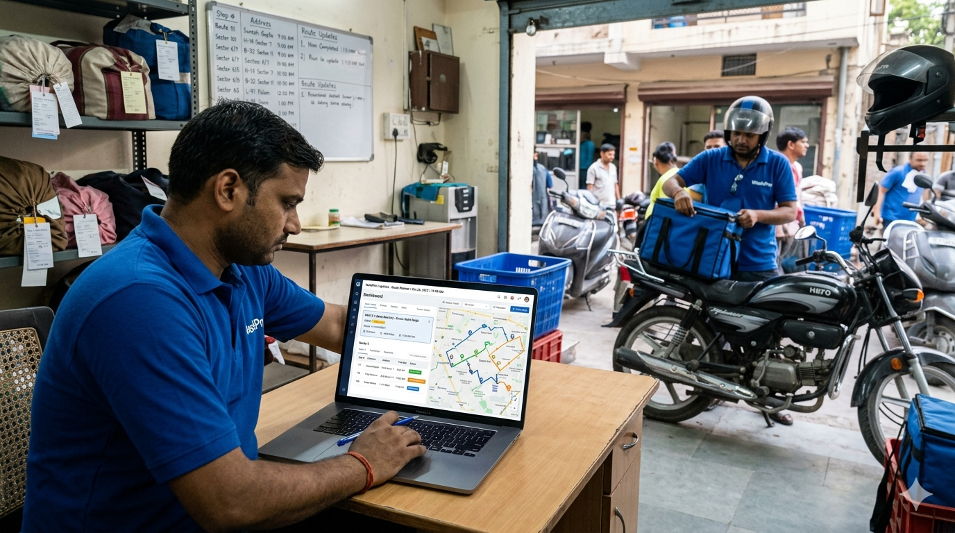 Delivery Route Planning Screenshot