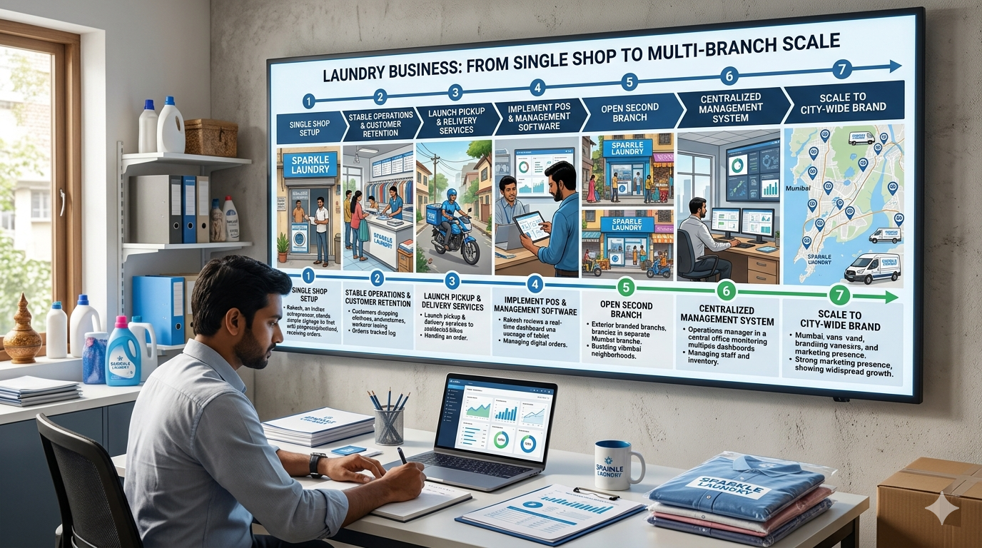 Growth Roadmap from Single Shop to Multi-Branch Operation