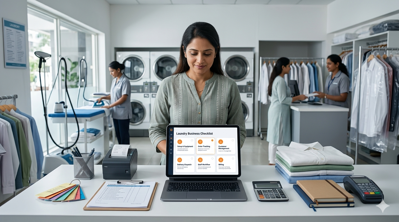 Complete Laundry Business Checklist for 2026: Setup to Scale