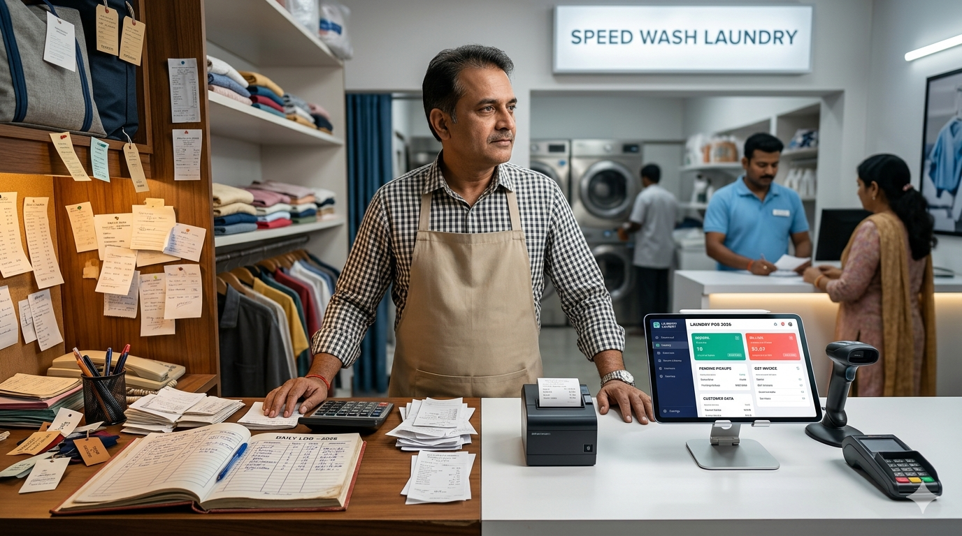 Laundry POS vs Manual Billing: Which One Actually Works in 2026?