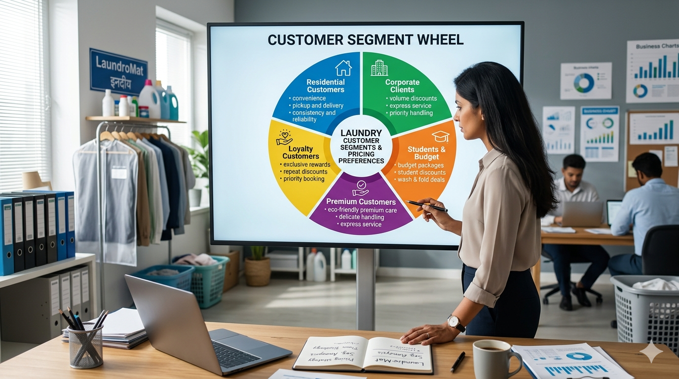 Customer Segment Wheel with Pricing Preferences
