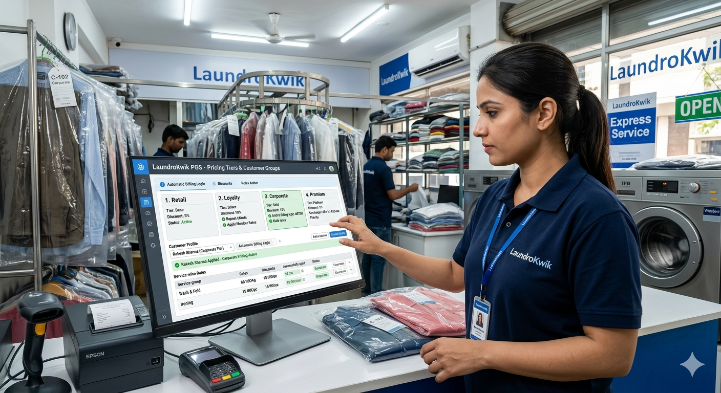 POS Dashboard with Multiple Customer Pricing Tiers