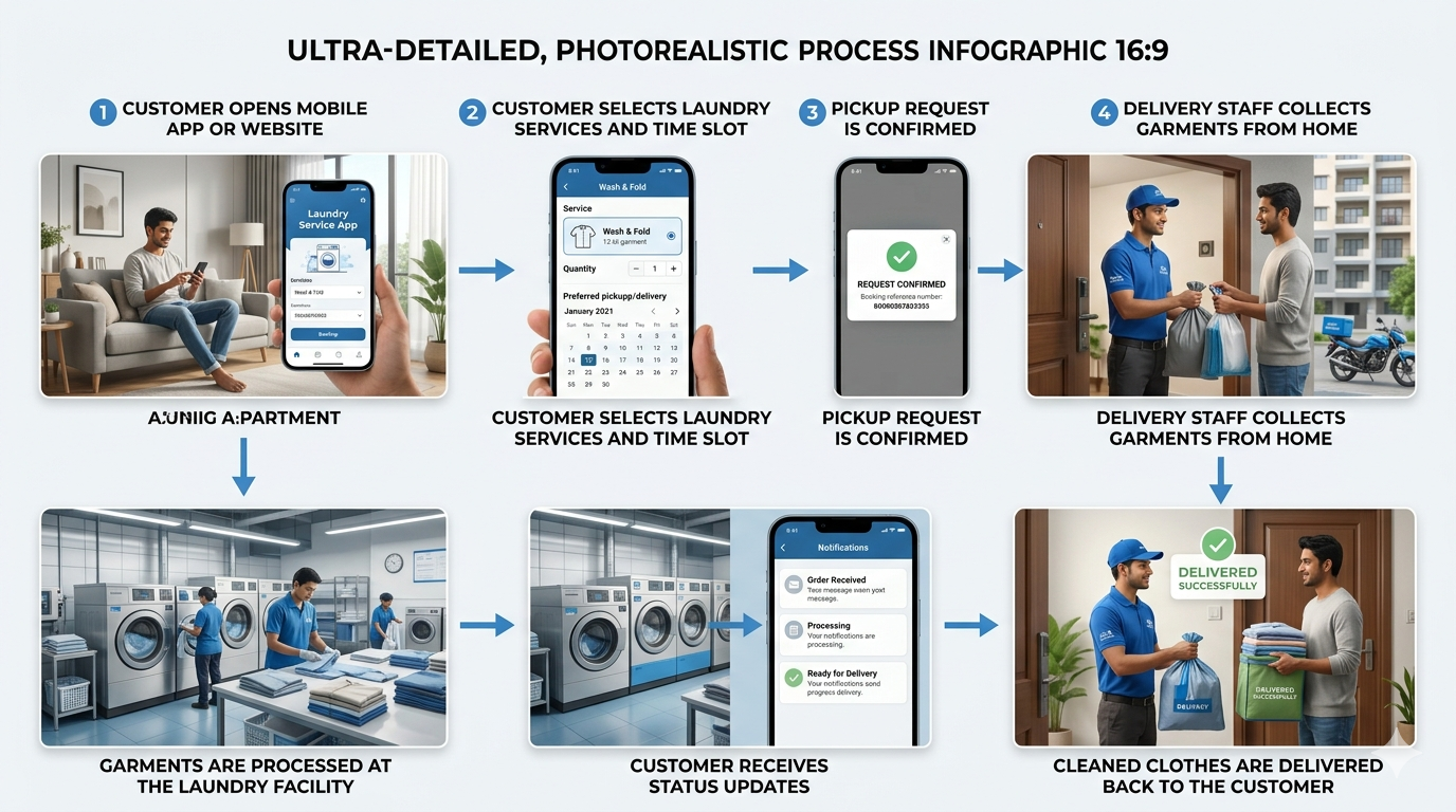 Step-by-Step Customer Journey from Order to Delivery