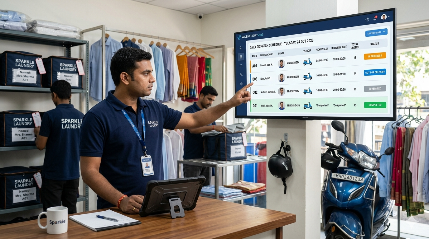 Pickup & Delivery Schedule Template with Time Slots