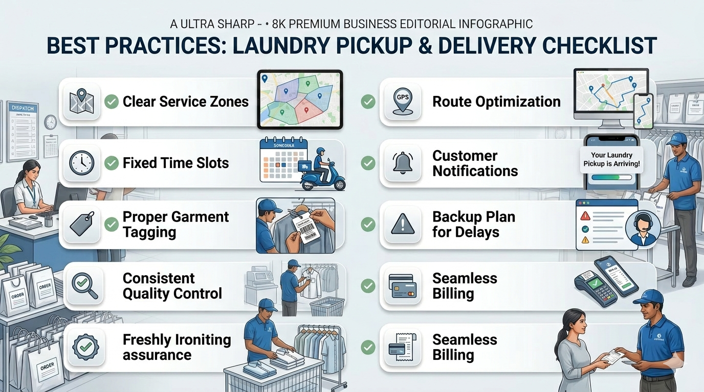 Pickup & Delivery Best Practices Checklist