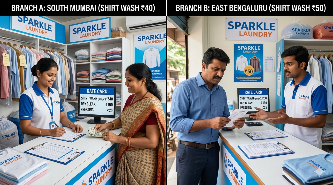 Two Different Price Lists from the Same Brand