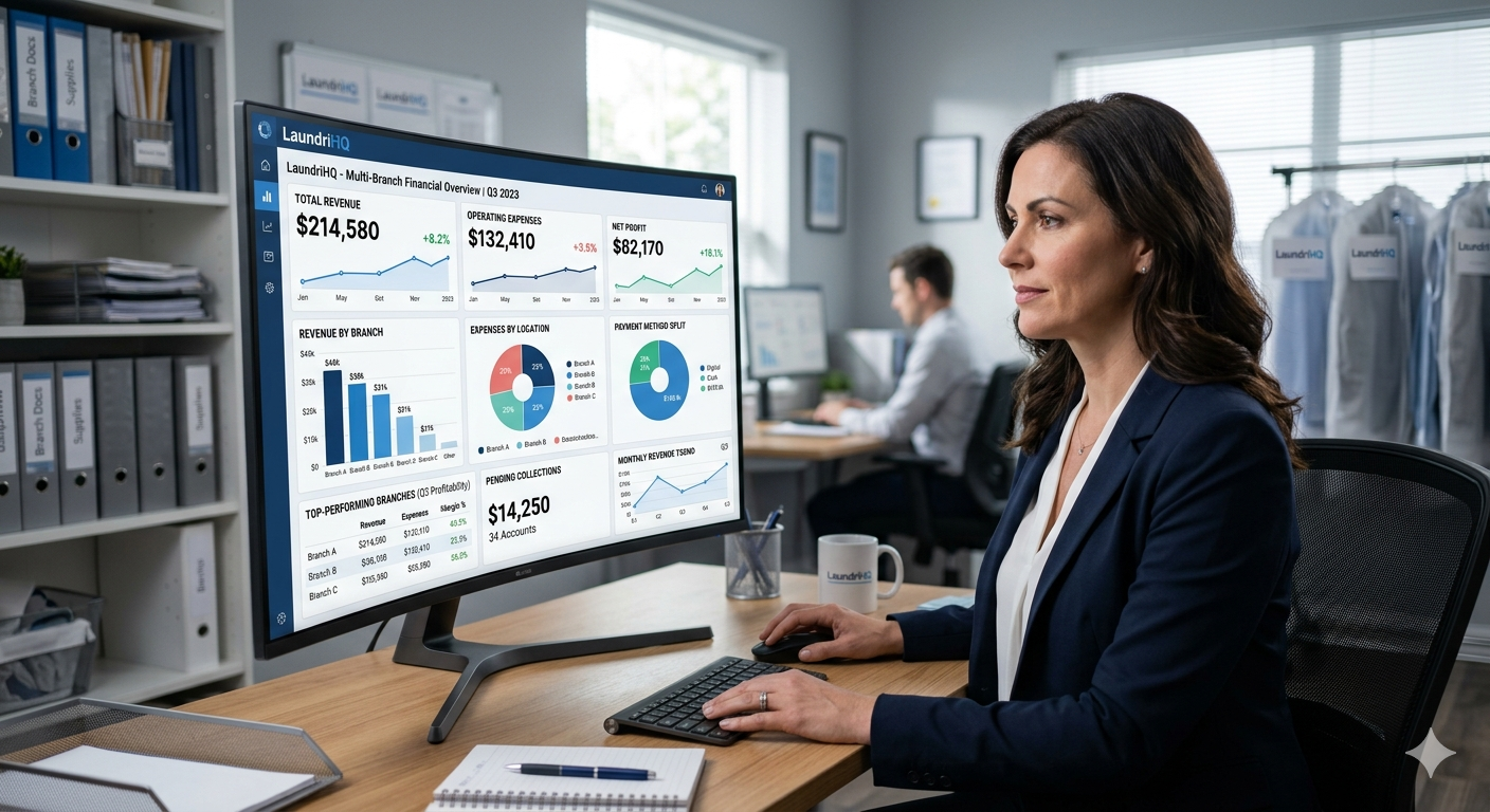 Multi-Branch Financial Overview Dashboard